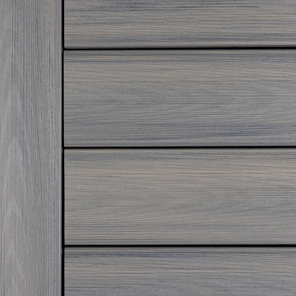 Grey Venture Composite Decking Board 3660mm Length (Grooved Edge)
