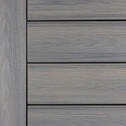 Grey Venture Composite Decking Board 3660mm Length (Grooved Edge)