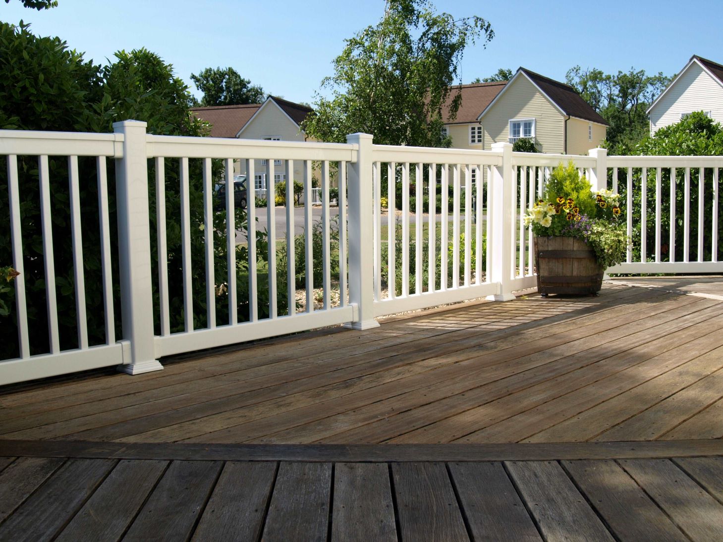 White PVC Balustrade Railing
