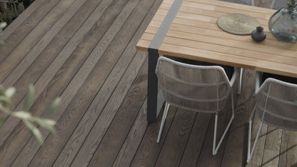 Millboard Enhanced Grain Antique Oak Decking  - 3600mm Long (available in widths 126mm & 176mm)