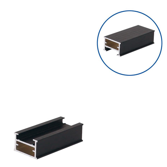 QwickBuild A110 aluminium joist profile 28x45mm – low-height decking subframe for rooftops, patios, balconies, and waterproof surfaces.