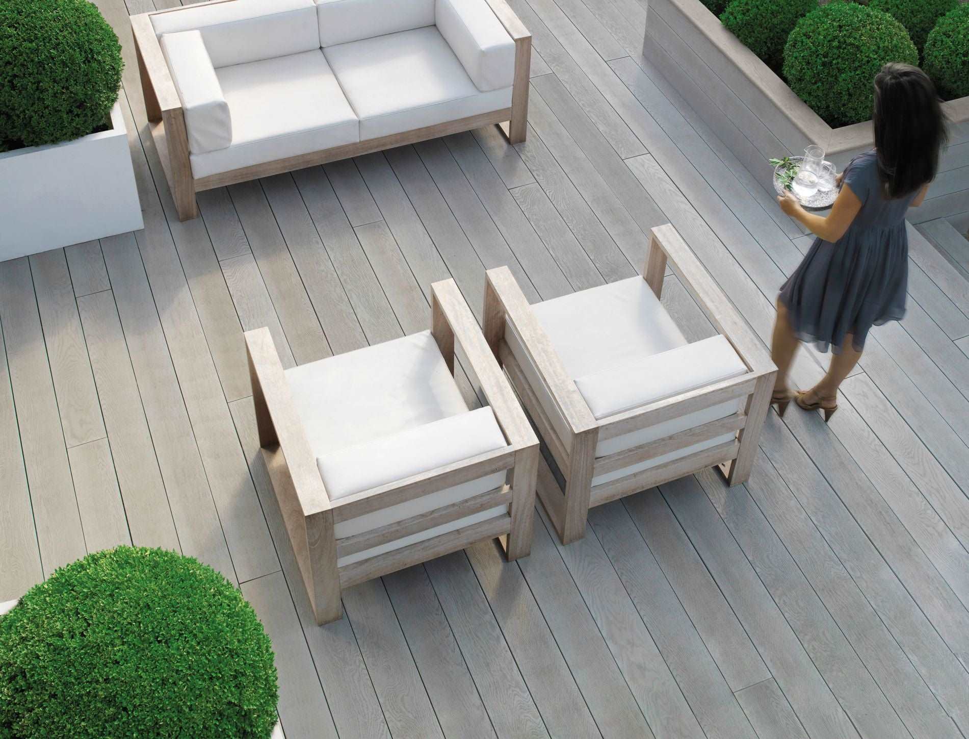 Millboard Enhanced Grain Smoked Oak Decking 3600mm x 176mm x 32mm - Composite Decking Company