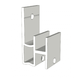 Aluminium Clip for Slatted Cladding – Composite Decking Company