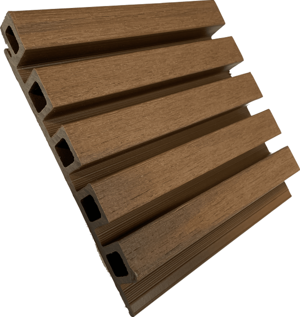 TEAK - SLATTED COMPOSITE CLADDING PANELS - SPICED OAK – Composite ...